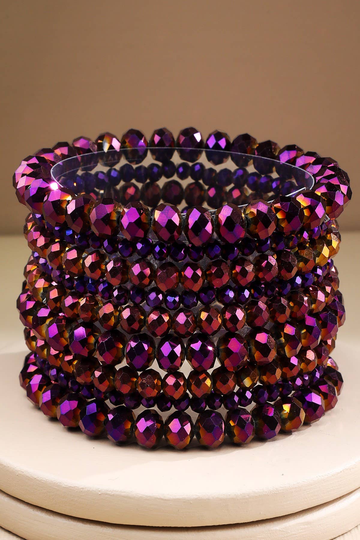 Glass Bead 9 Set Bracelet
