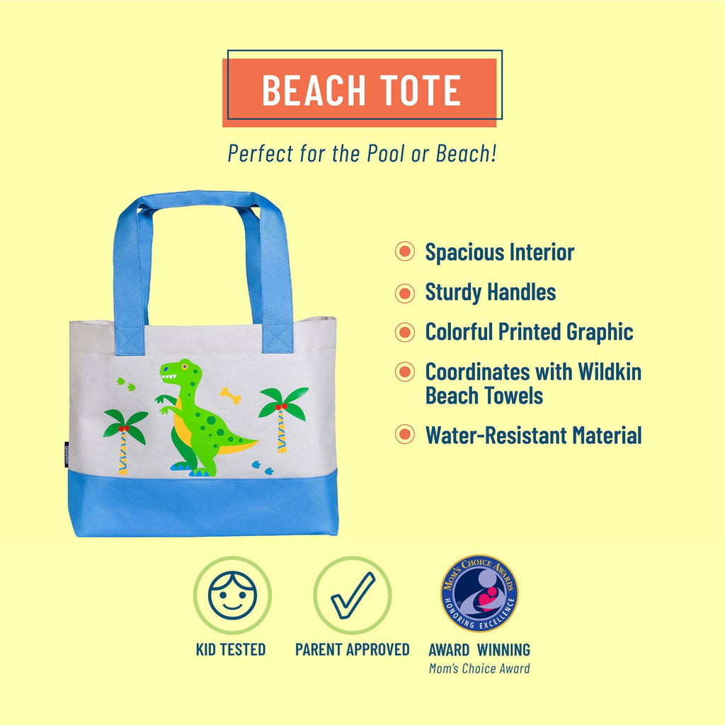 Dinosaur Land Beach Tote
