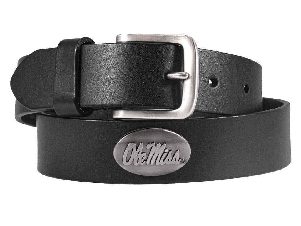 Ole Miss Rebels Men's Collegiate Leather Belt