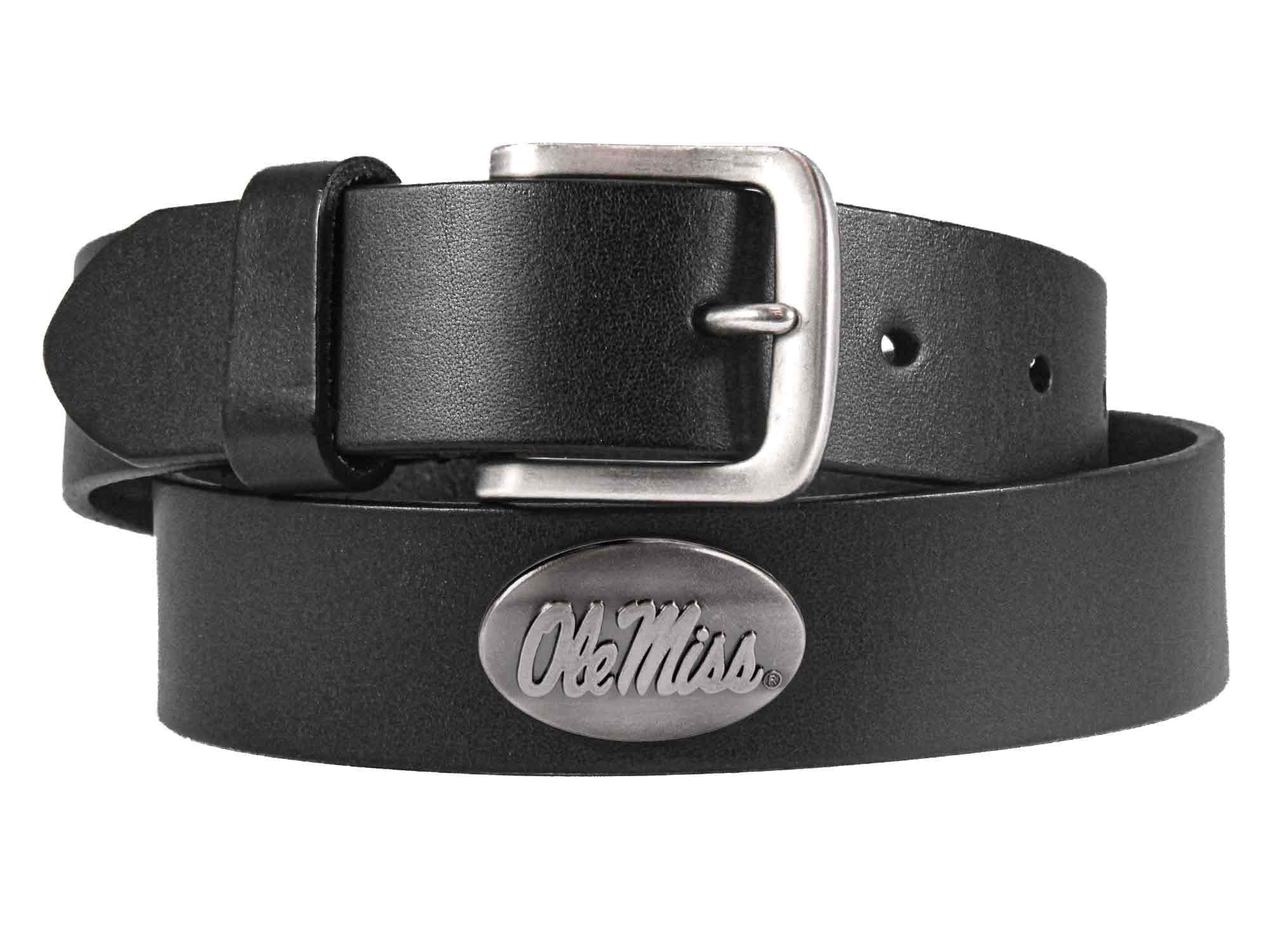 Ole Miss Rebels Men's Collegiate Leather Belt