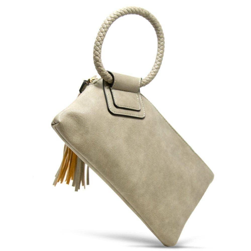 JYM0346 Soft Vegan Leather Wristlet/Clutch