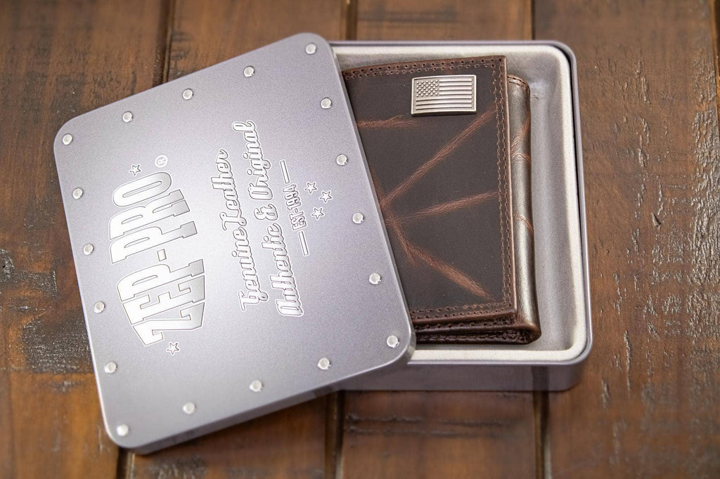 Mississippi State Bulldogs Men's Collegiate Trifold Leather Wallet.