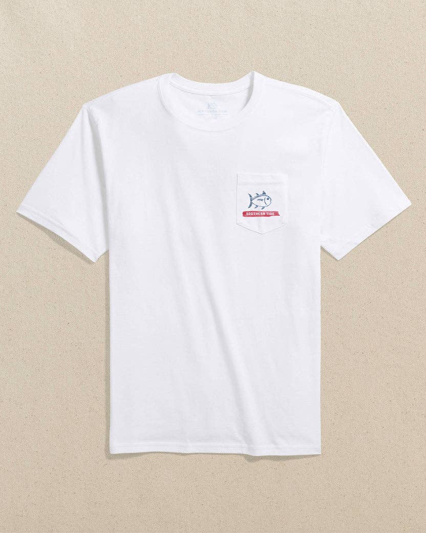M SS Americana Wooden Flag Tee