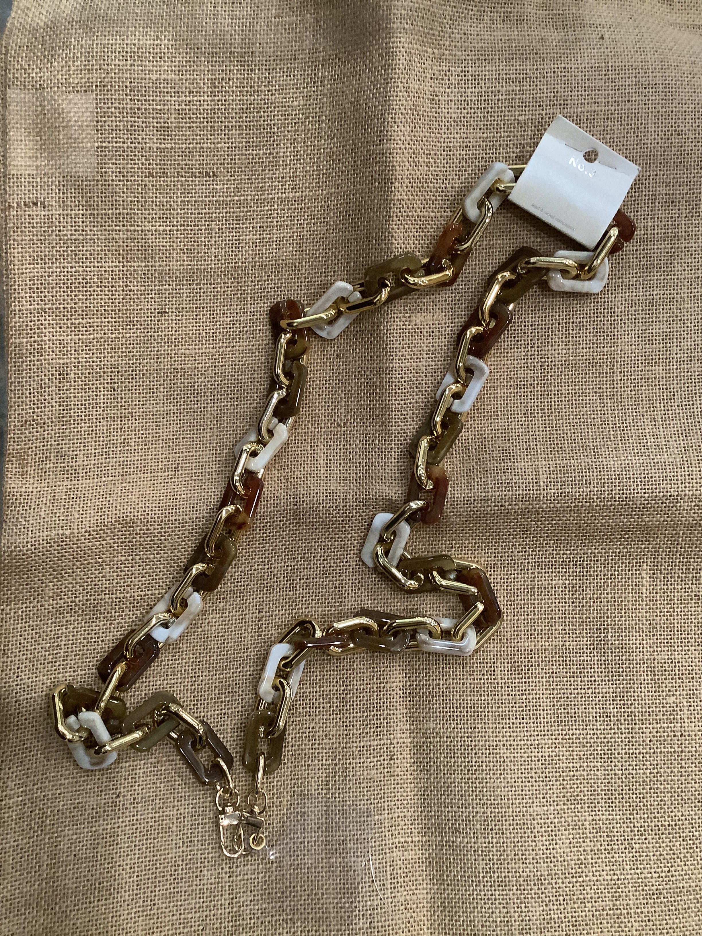 ACRYLIC CELLPHONE CHAIN NECK STRAP