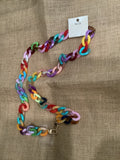 Acrylic Cellphone Chain Neck Strap Multi color