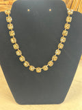 Topaz Diamond necklace