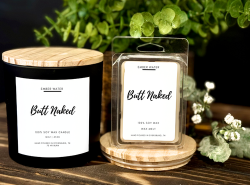 Butt Naked 16 oz 100% Soy Candle