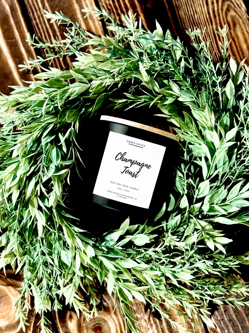 Champagne Toast 16 oz 100% Soy Candle 