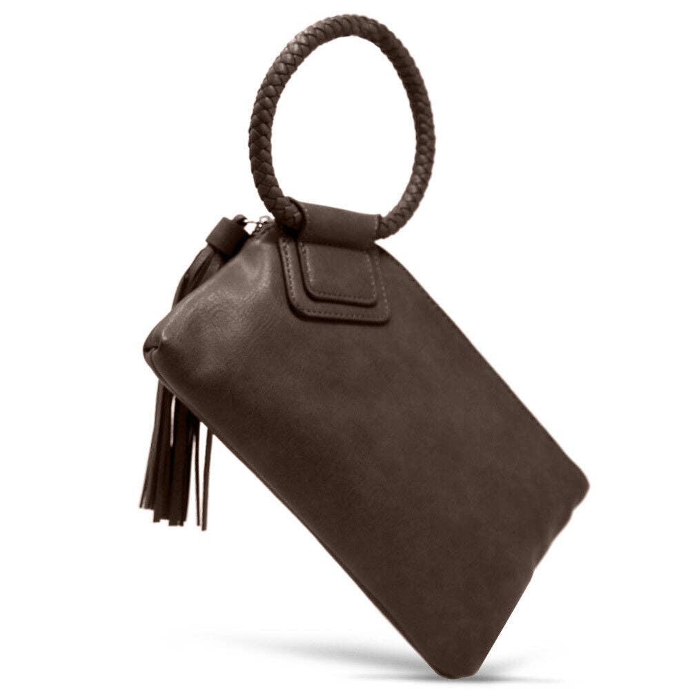 JYM0346 Soft Vegan Leather Wristlet/Clutch