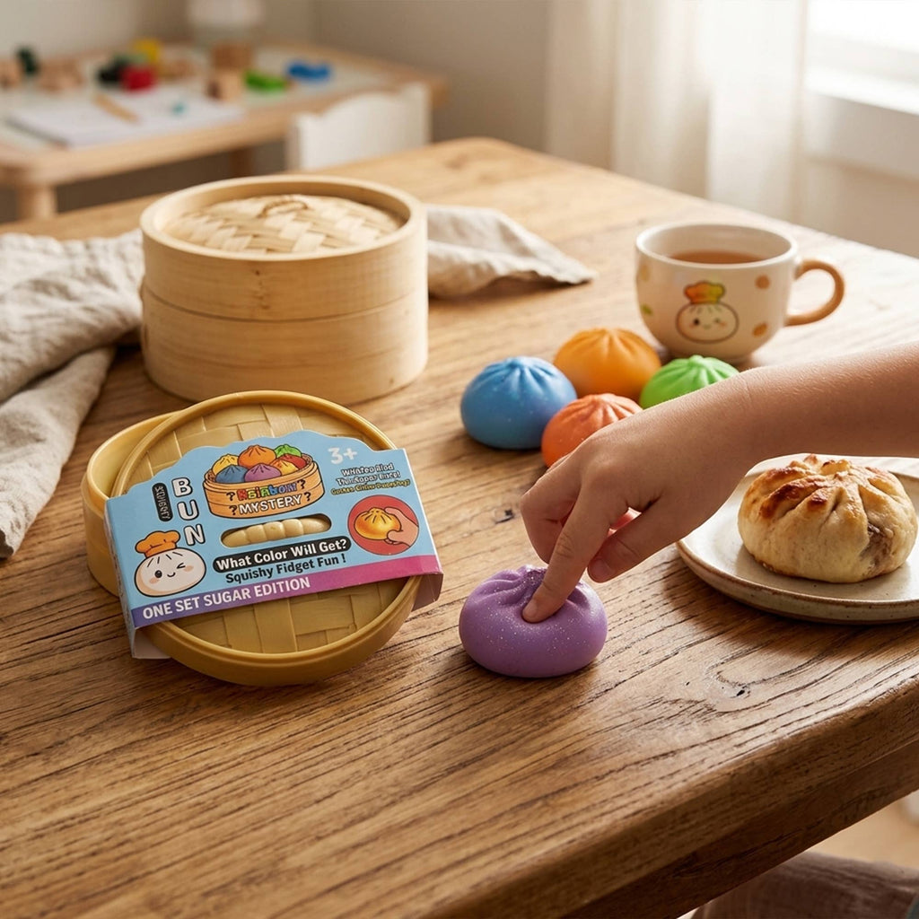 Large Regular Squishy Dumpling – Sensory Toy Display Display