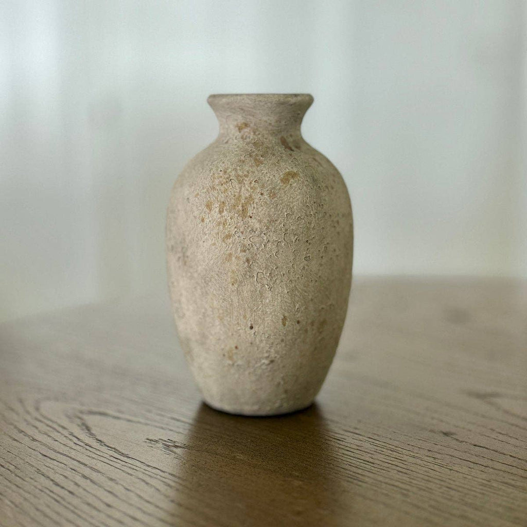 CA-5390 - Medium Rustic White Vase