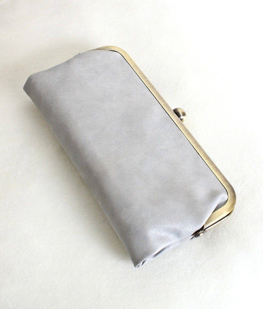 Karen Kiss Lock Clutch Bag