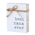 CA-3747 - Nana Jute Block Sign