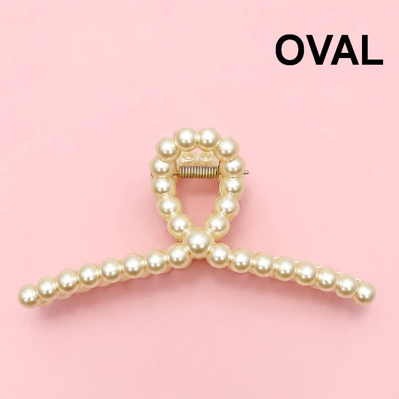 PEARL HAIR CLAW CLIPS | 40H736