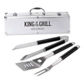 Stainless Steel BBQ Tools Grill Set - King Of The Grill
