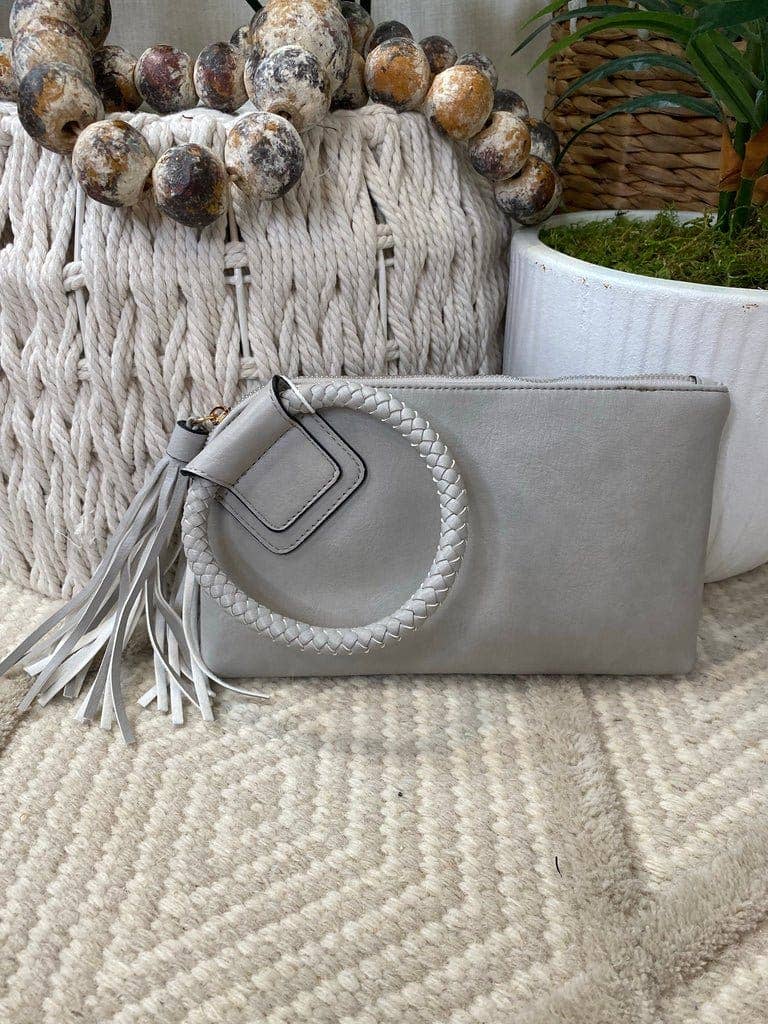 JYM0346 Soft Vegan Leather Wristlet/Clutch