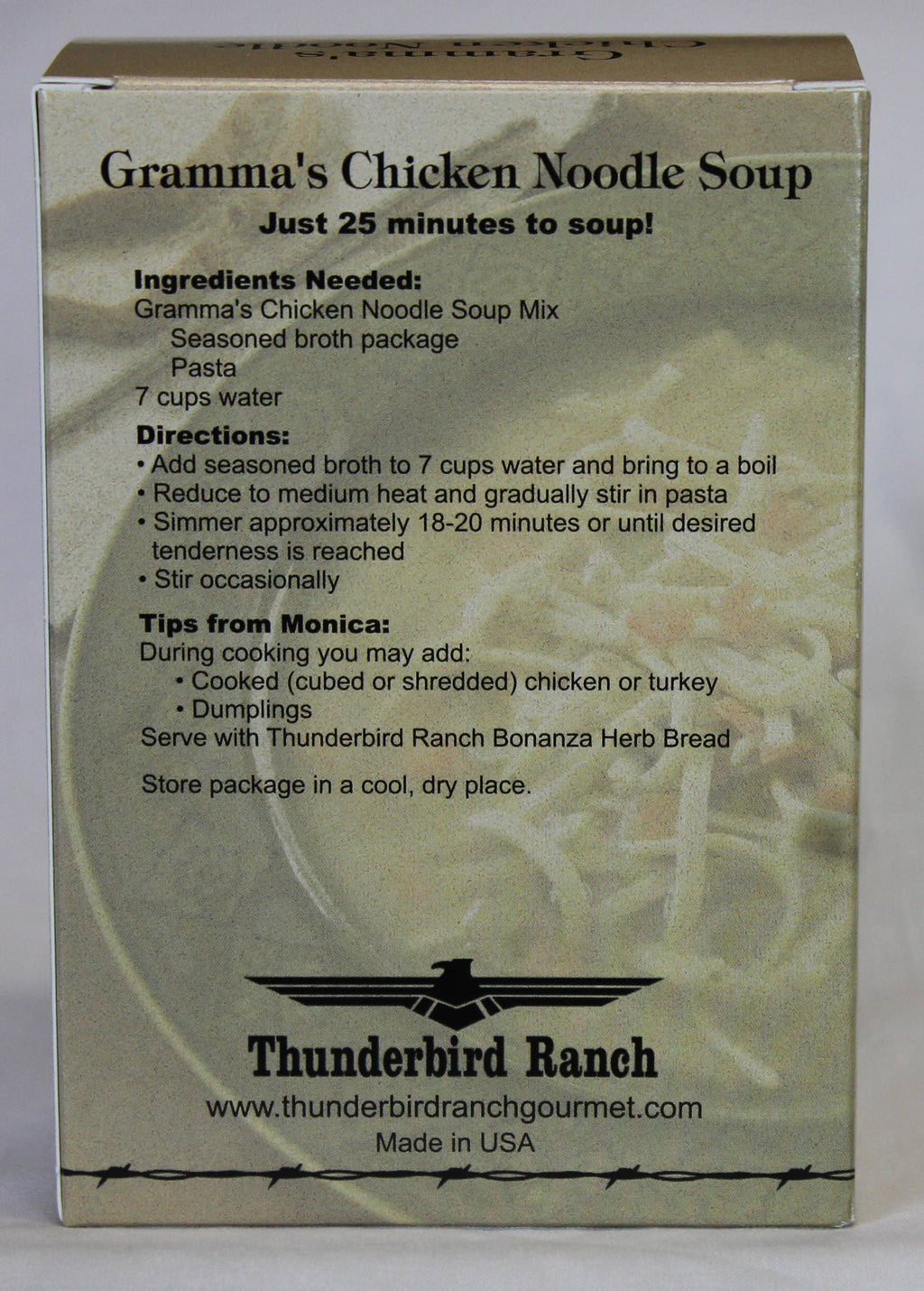 Gramma's Chicken Noodle Soup