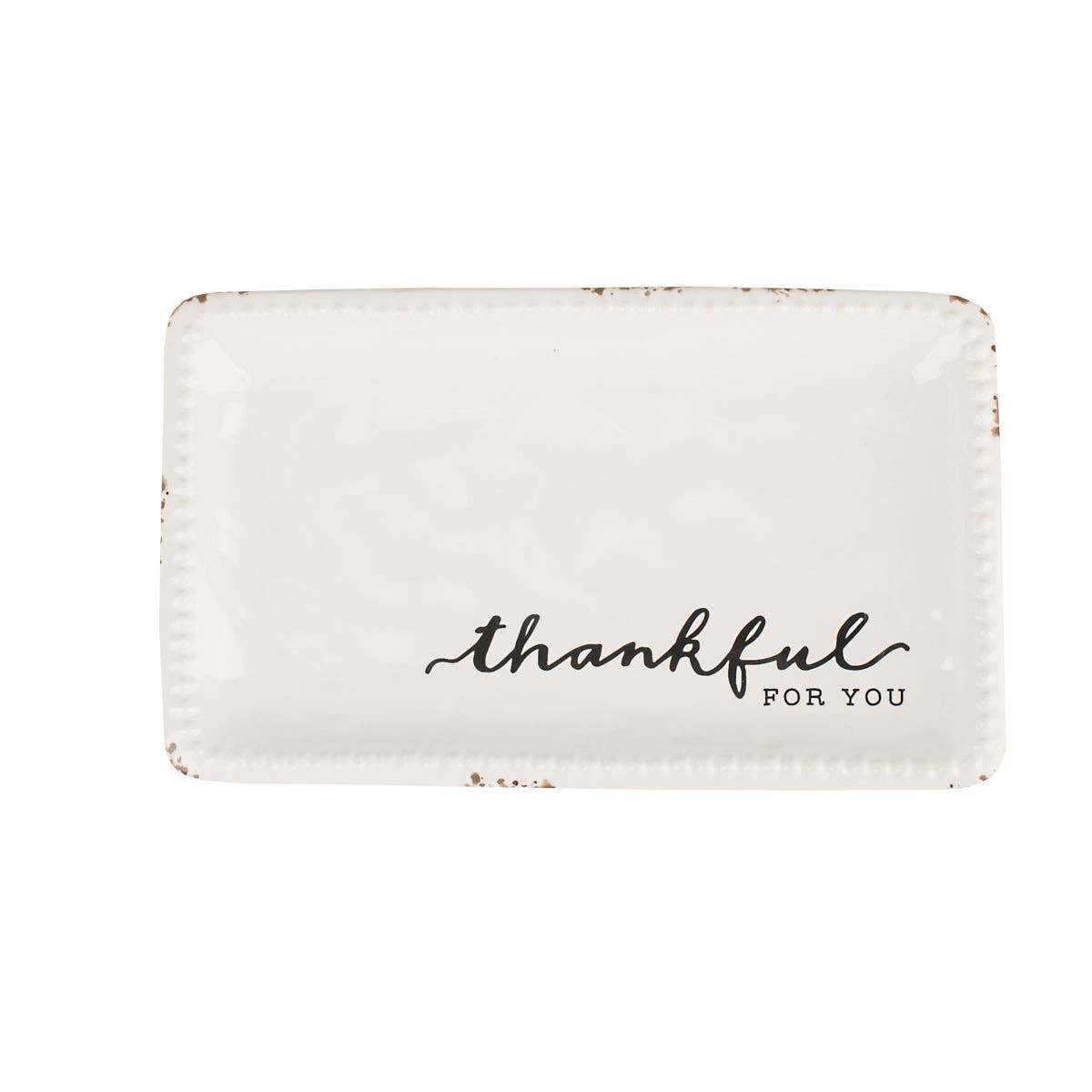 Thankful For You Trinket Tray - Fall Decor