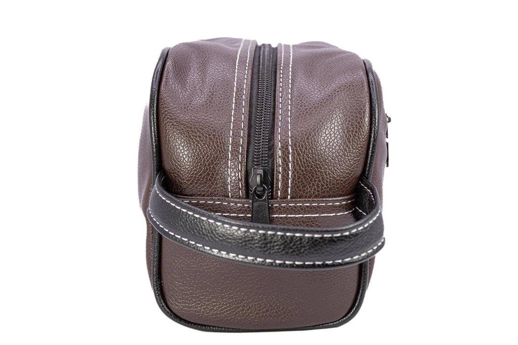 Ole Miss Rebels Men's Toiletry Dopp Bag Brown