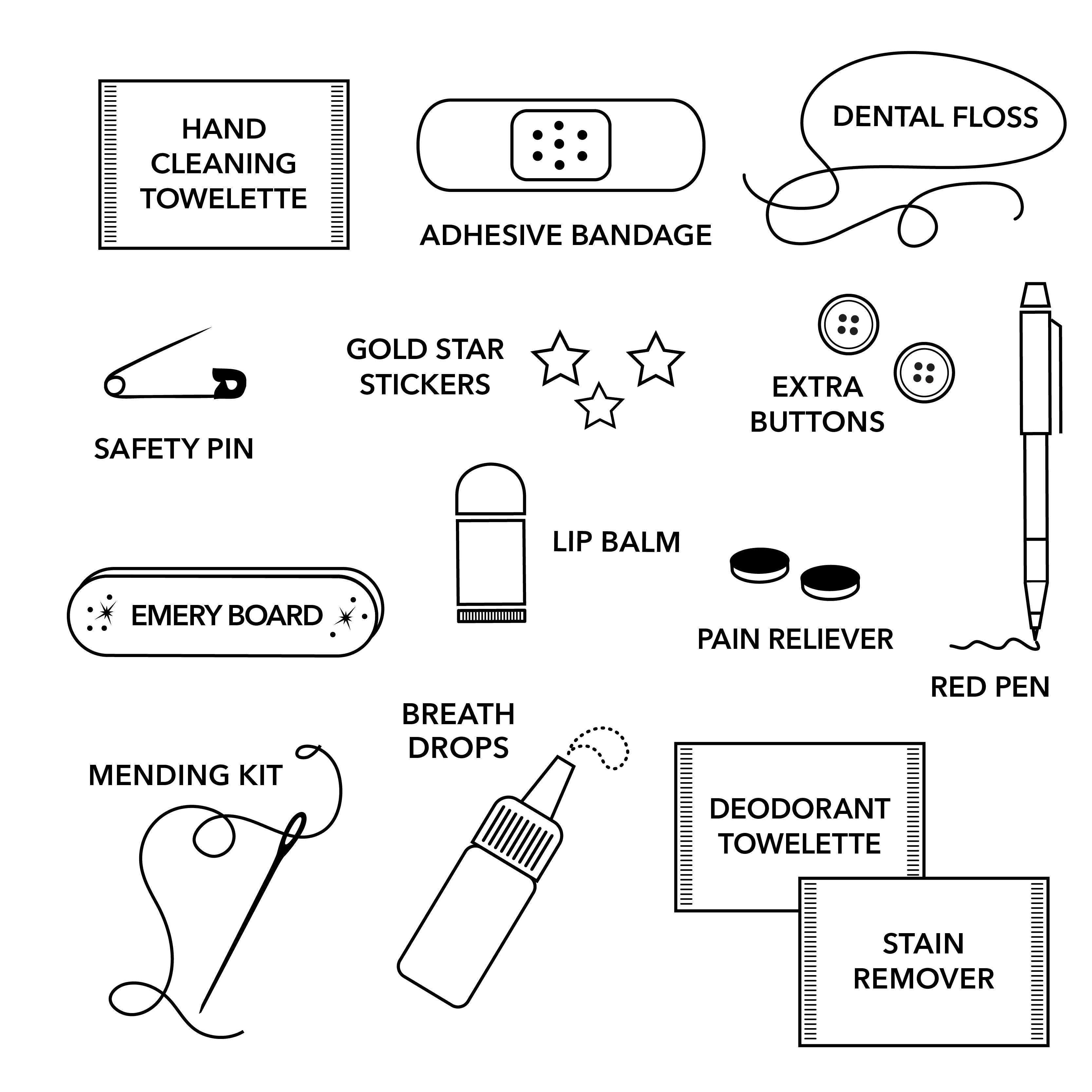 Minimergency Kit for Teachers
