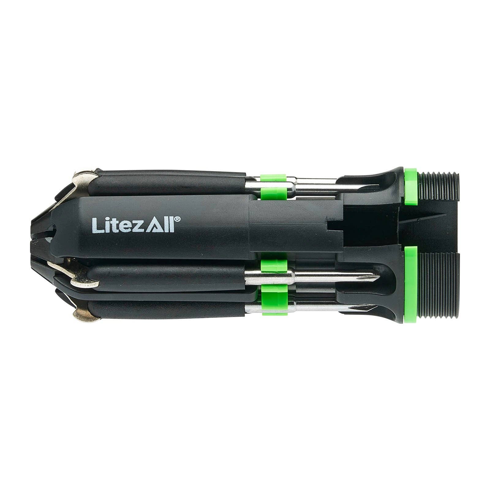 LitezAll LED Flashlight with 7 Screwdrivers