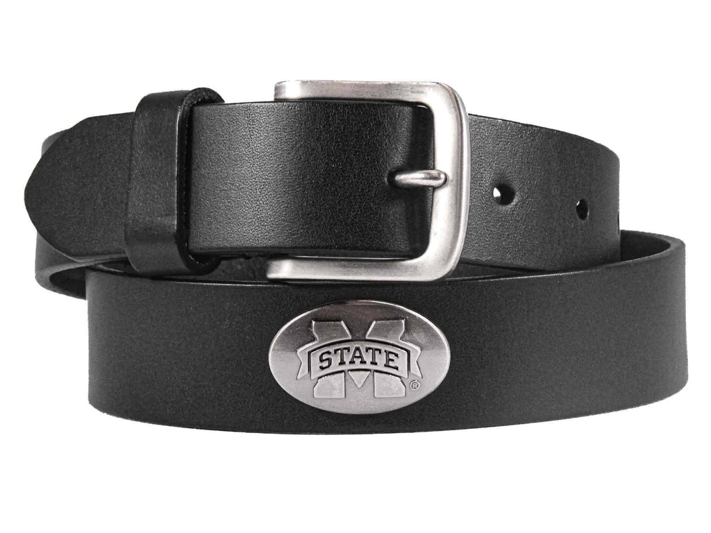 Mississippi State Bulldogs Men's Collegiate Leather Belt