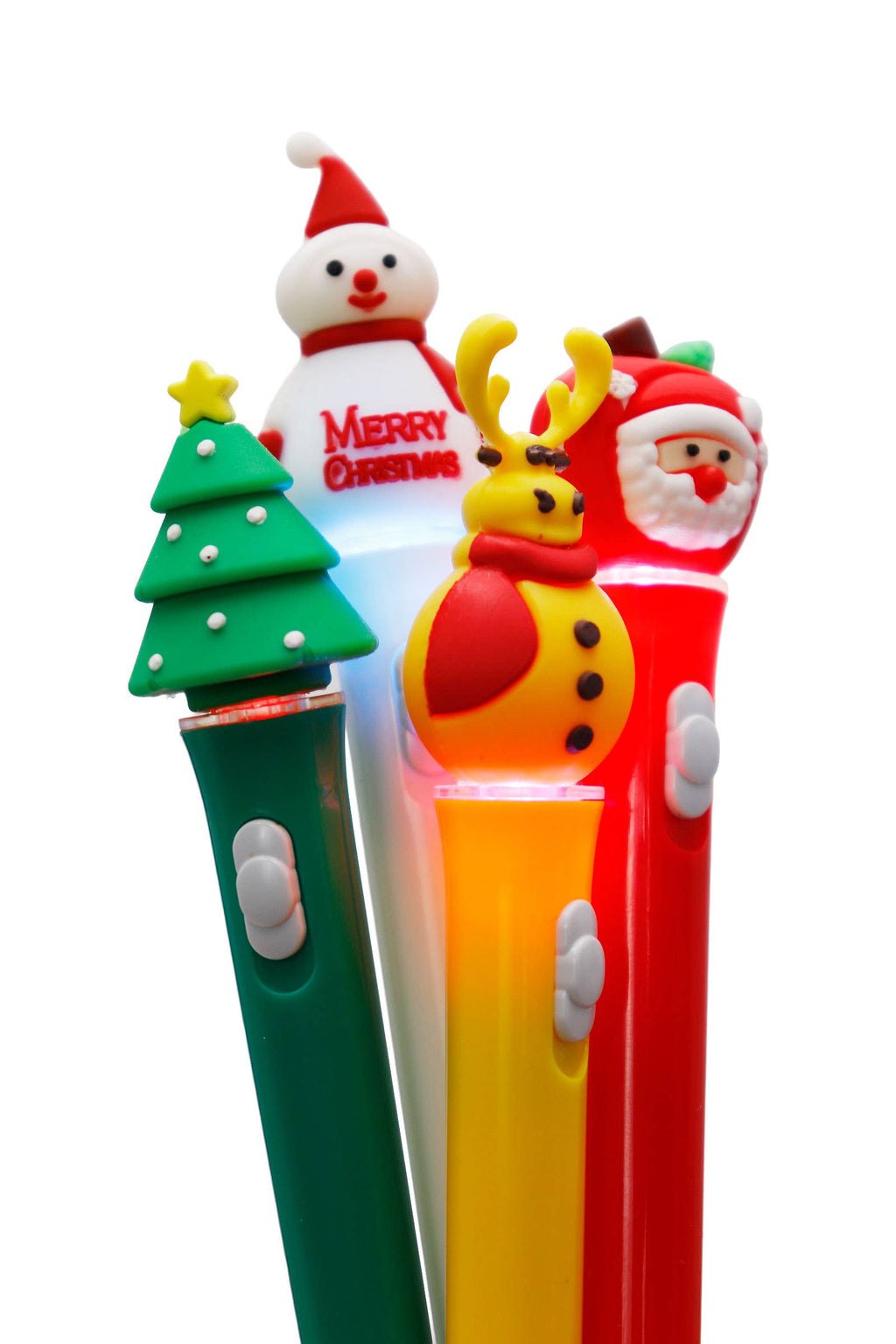 Christmas Led Light-up 0.7 mm Pen - 48 Pcs