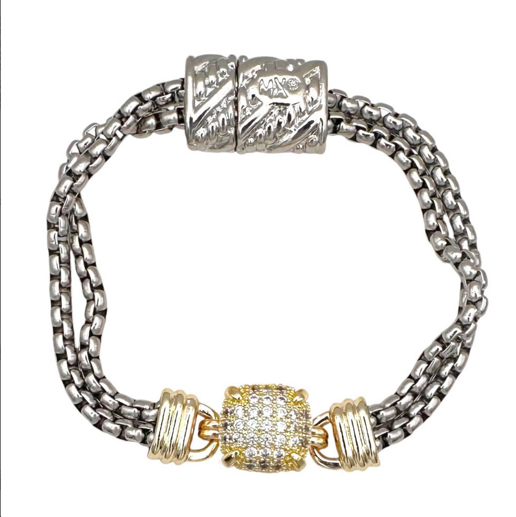 Cushion Cut Candy Station Bracelet