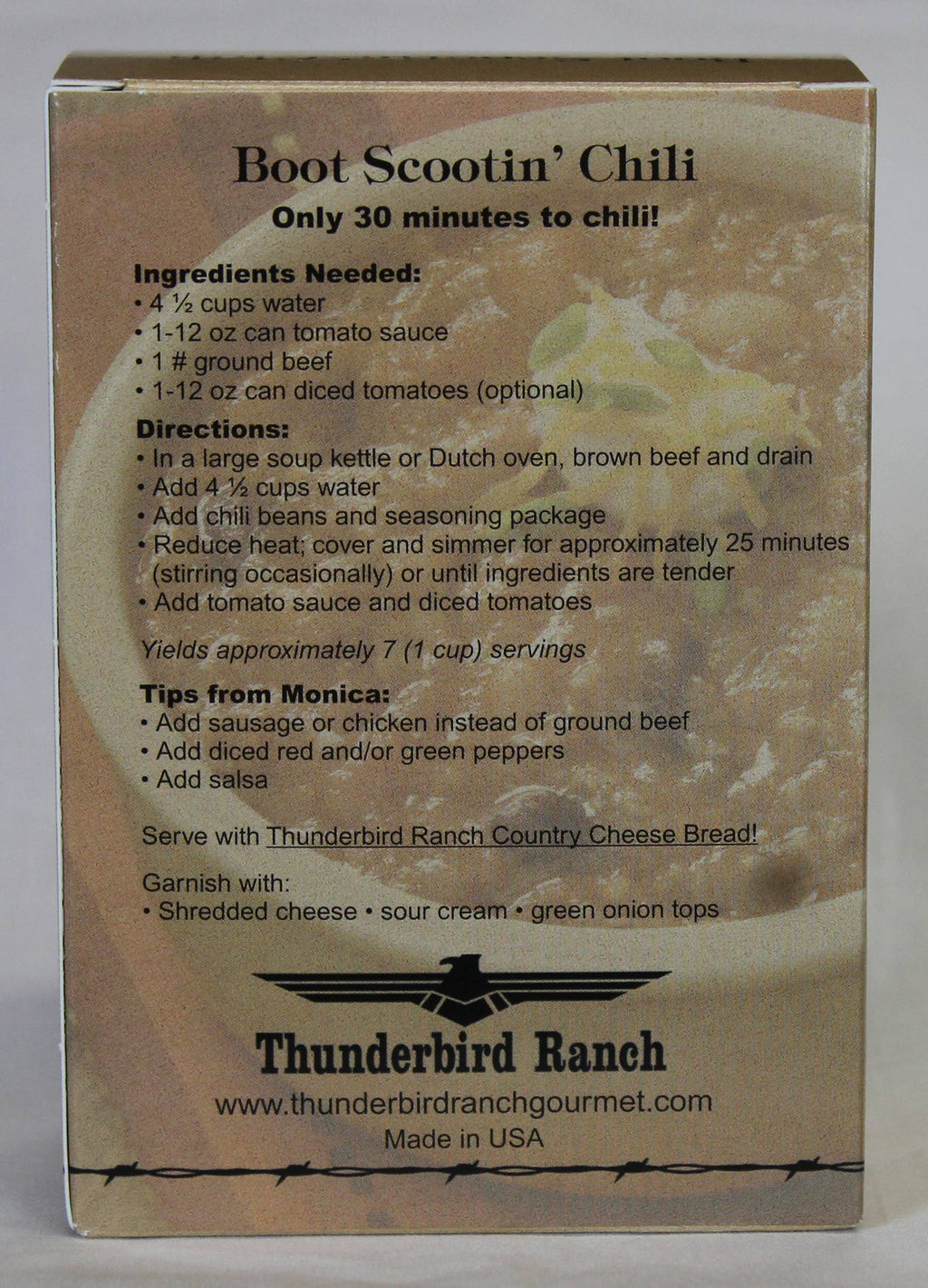 Boot Scootin' Chili