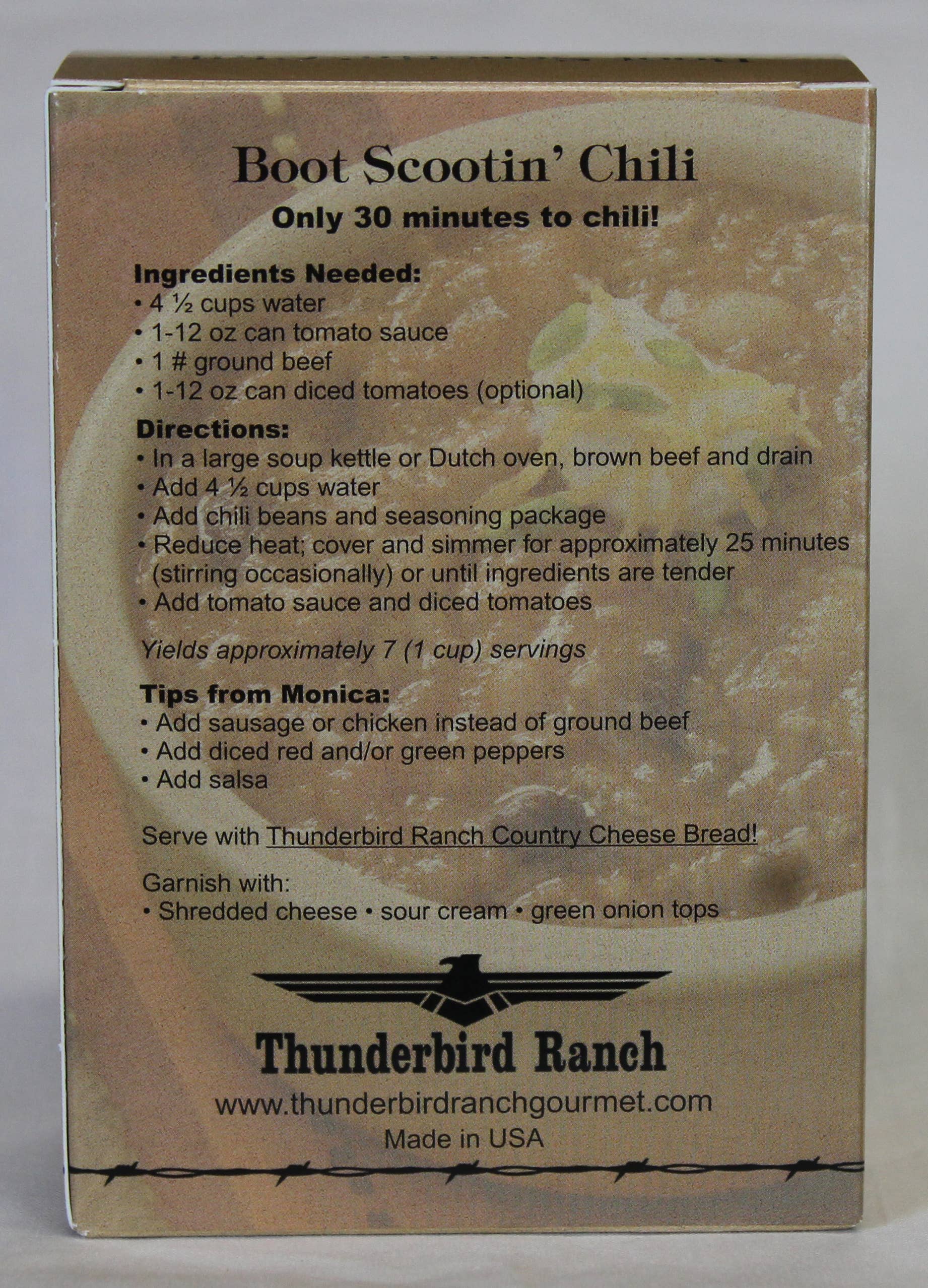 Boot Scootin' Chili