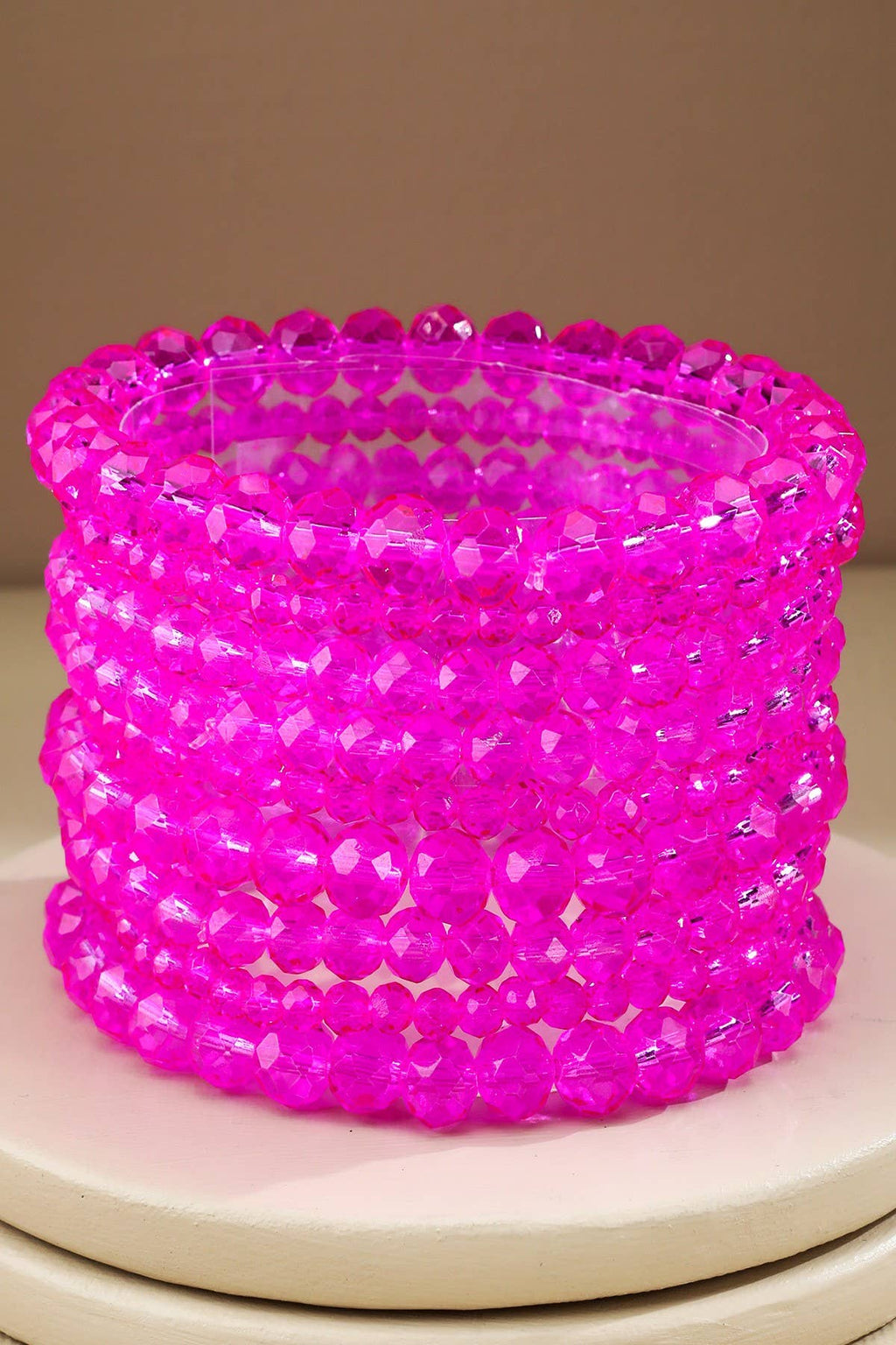 Glass Bead 9 Set Bracelet