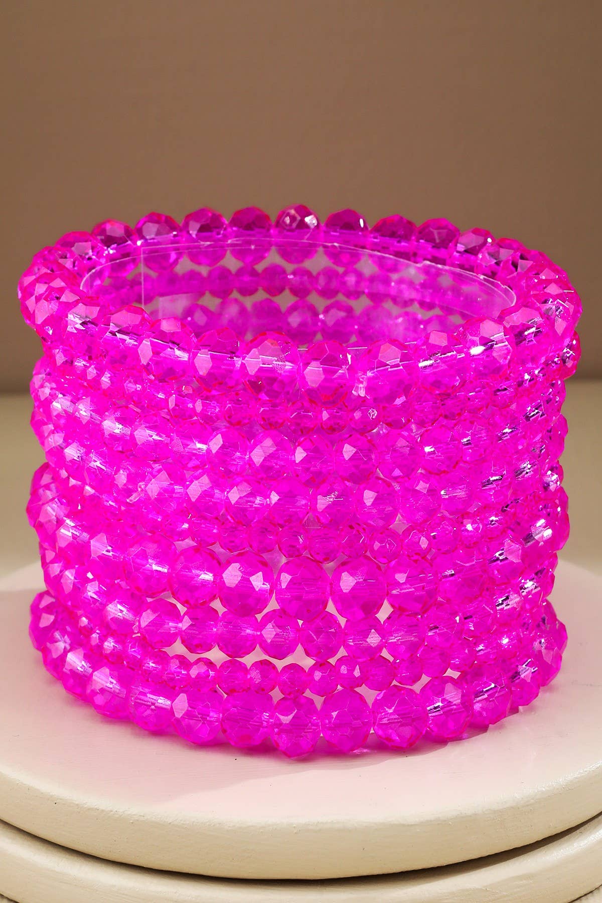 Glass Bead 9 Set Bracelet