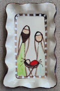 Small Rectangle Plate (Nativity)